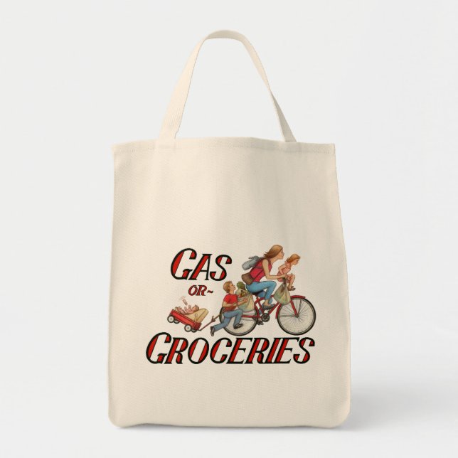 Sac fourre-tout de gaz ou d'épicerie (Devant)