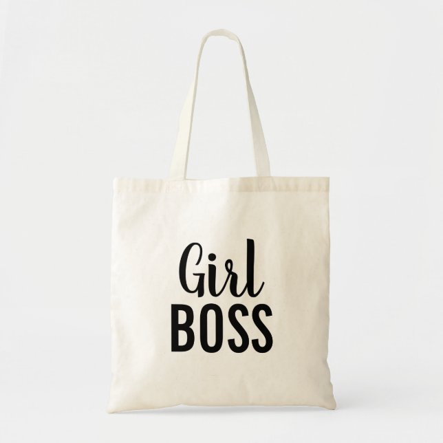 Sac fourre-tout de 'Girl Boss' (Devant)