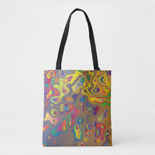 Sac fourre-tout de gouttes d'eau de prisme arc-en-