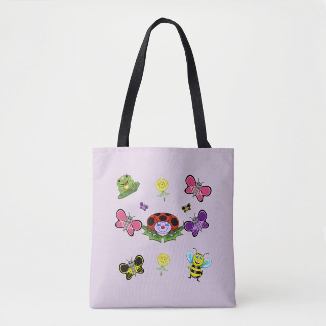 Sac fourre-tout de jardin coloré (Devant)