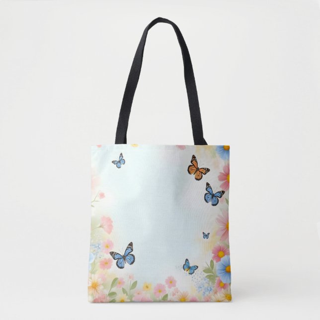 Sac fourre-tout de jardin papillon (Devant)