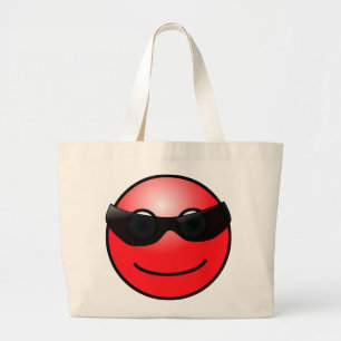 Sac fourre-tout de la face rouge