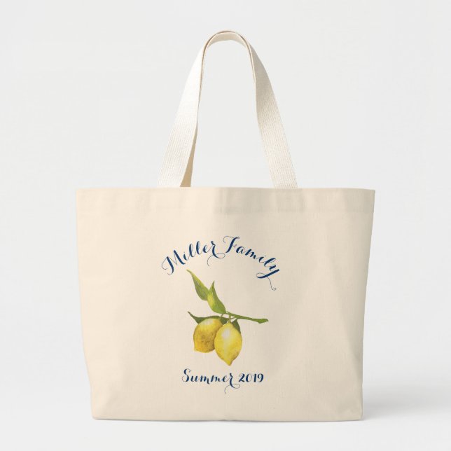 Sac fourre-tout de la famille citron (Devant)