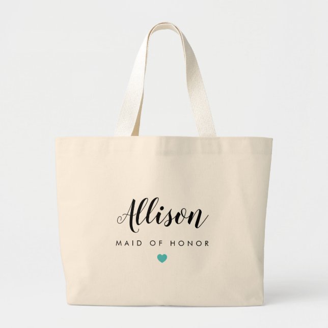 Sac fourre-tout de la fête de mariage | Bridesmaid (Devant)