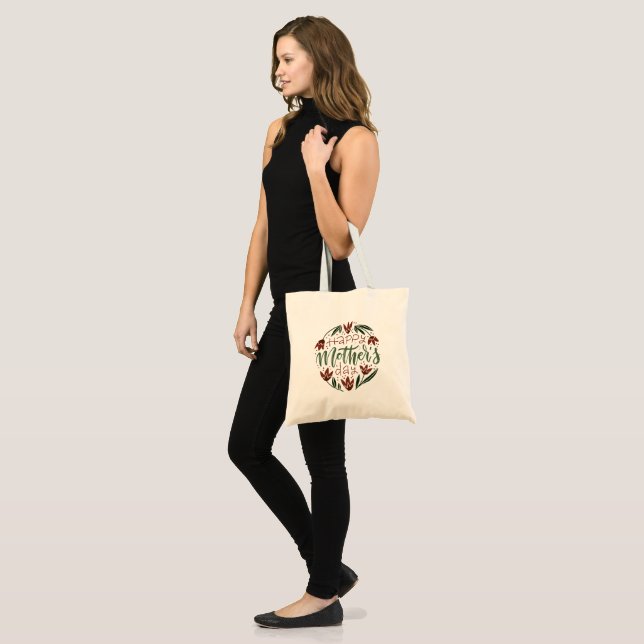 Sac fourre-tout de la Fête des Mères Joyeuses (Devant (modèle))