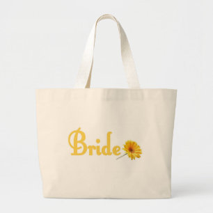 Sac fourre-tout de la mariée de printemps Fleur ja