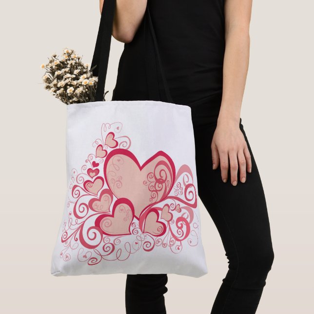 Sac fourre-tout de la Saint Valentin (De près)