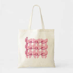 Sac fourre-tout de la Saint-Valentin Coquette Bow,