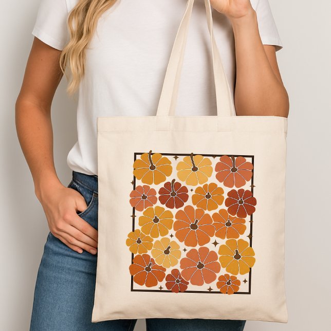 Sac fourre-tout de la saison des citrouilles, Four (Pumpkin Season Tote Bag, Fall Pumpkin Tote Bag, Autumn Tote Bag, Fall Tote Bag, Halloween Tote Bag,)