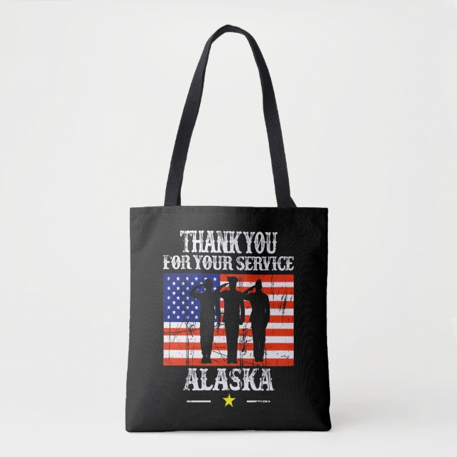 Sac fourre-tout de l'Alaska Canvas Fourre-tout (Devant)
