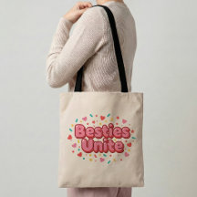 Sac fourre-tout de l'amitié Besties Unies Cadeau d