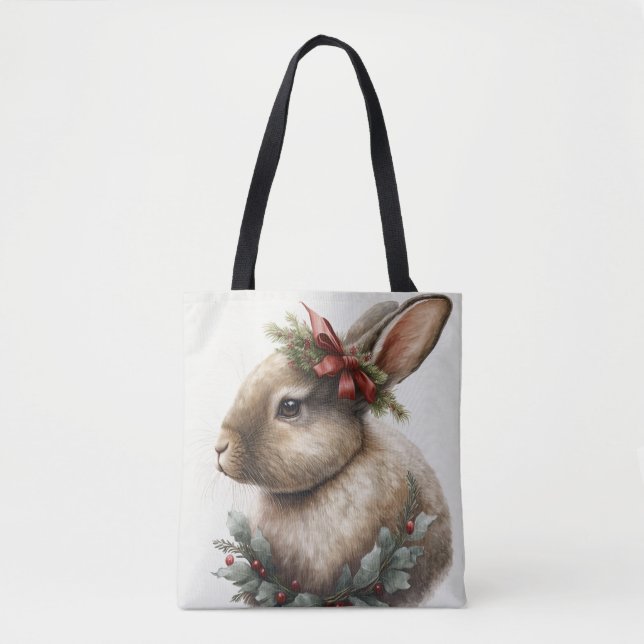 Sac fourre-tout de lapin lapin à chair douce (Devant)