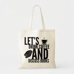 Sac fourre-tout de lecture de livres de café