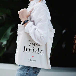 Sac fourre-tout de l'équipe de la mariée, couleur