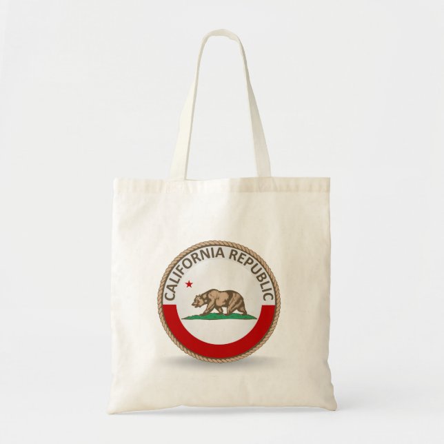 Sac fourre-tout de l'État de Californie du Drapeau (Devant)