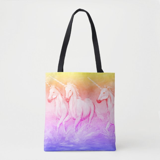 Sac fourre-tout de licornes magiques (Devant)
