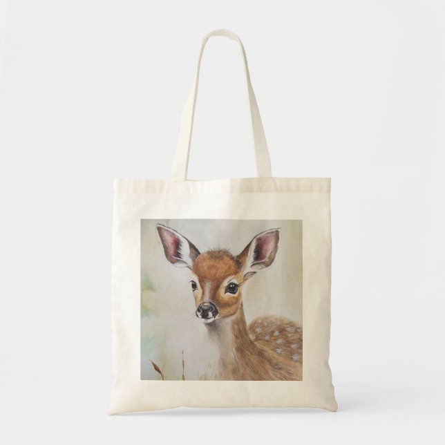 Sac fourre-tout de Little Deer & Red Squirrel (Devant)