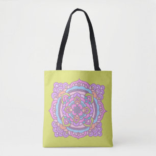 Sac fourre-tout de l'ornementation colorée brillan