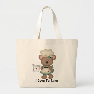 Sac fourre-tout de l'ours de cuisson