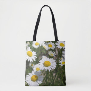 Sac fourre-tout de marguerites