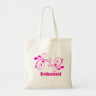 Sac fourre-tout de Mariage Floral Swirl