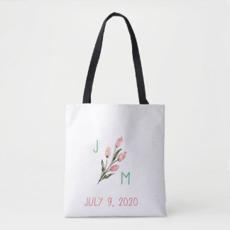 Sac fourre-tout de mariage Monogramme