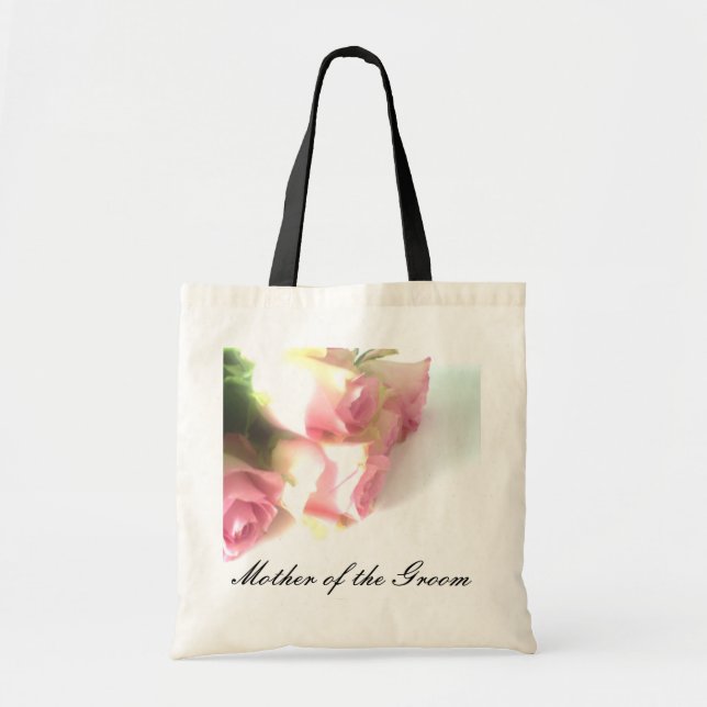 Sac fourre-tout de mariage | Roses roses Mère du m (Devant)