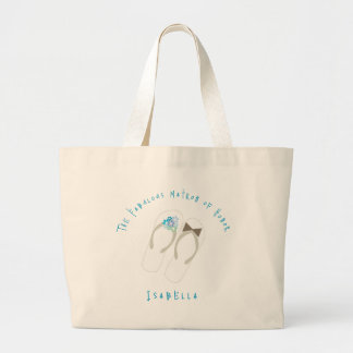 Sac fourre-tout de mariage sur la plage Mr & Mrs F