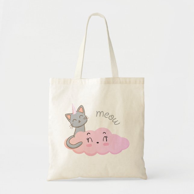 sac fourre-tout de meow cloud unicat (Devant)
