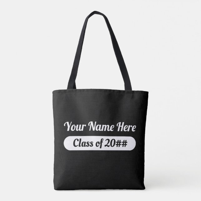 Sac fourre-tout de message Good Vibes Graduation (Dos)