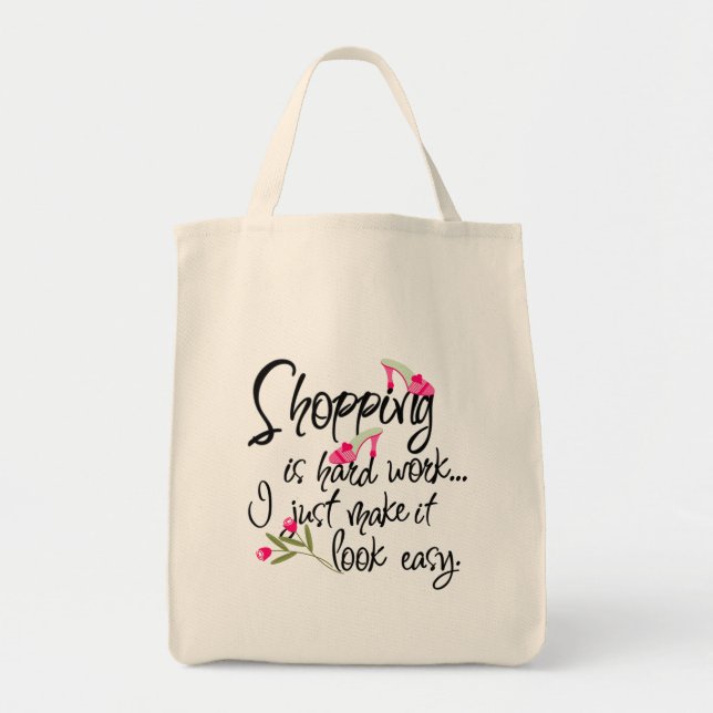 Sac fourre-tout de mode rose foncé (Devant)