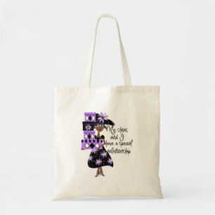 Sac fourre-tout de mode violet
