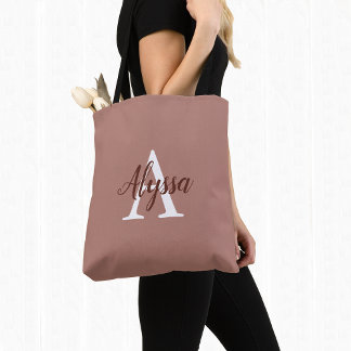 Sac fourre-tout de Monogramme Cinnamon élégant