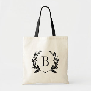 Sac fourre-tout de monogramme de couronne