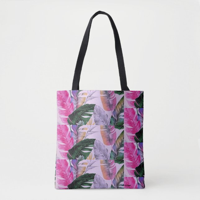 Sac fourre-tout de Motif d'impression Tropical (Devant)