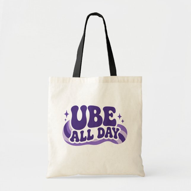 Sac fourre-tout de mug Ube toute la journée (Devant)