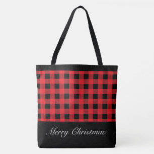 Sac fourre-tout de Noël Buffalo Plaid