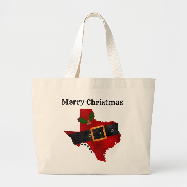 Sac fourre-tout de Noël du Texas (Devant)