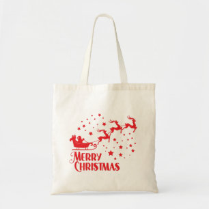 Sac fourre-tout de Noël réutilisable - Joyeux Noël