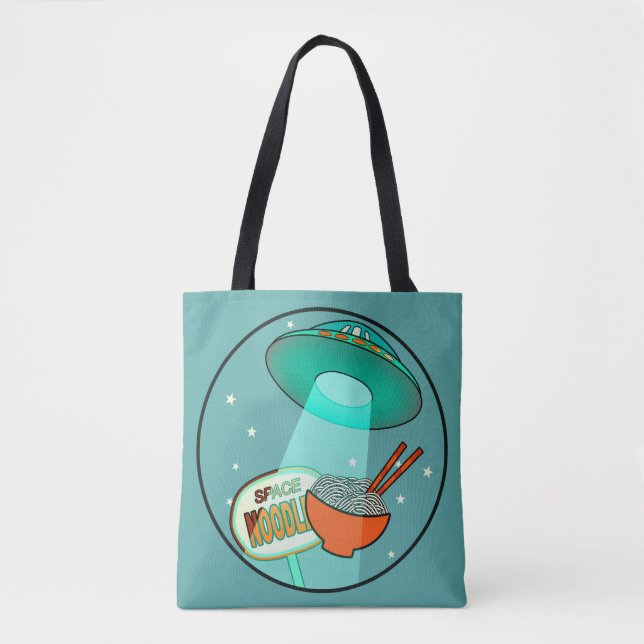 Sac fourre-tout de nouilles spatiales amusantes (Devant)