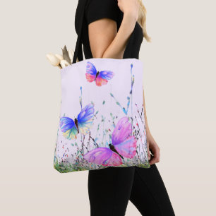 Sac fourre-tout de papillons volants