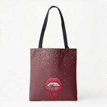 Sac fourre-tout de Parties scintillant rouge