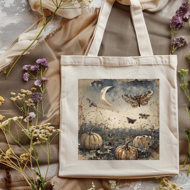 Sac fourre-tout de patchs Citrouille Lune (Créateur téléchargé)
