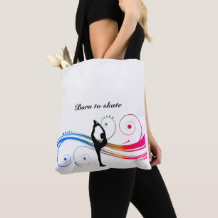 Sac fourre-tout de patinage artistique avec des ro