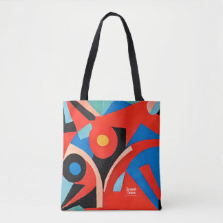 Sac fourre-tout de peinture avant-gardiste