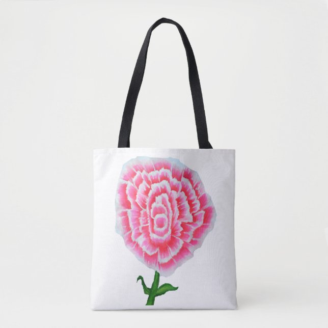 Sac fourre-tout de peinture rose (Devant)