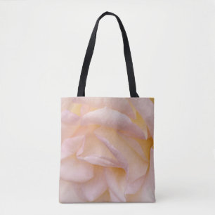 Sac fourre-tout de pétales de fleurs rose pâle