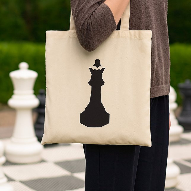 Sac fourre-tout de pièce d'échecs noir (Créateur téléchargé)