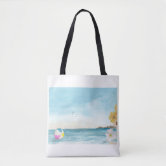 Ohana Honu Sac fourre-tout en toile Motif tortue de mer
