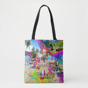 Sac fourre-tout de plage Balloirs de bienvenue de 